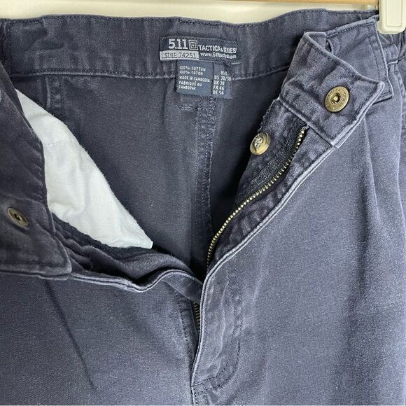5.11 Tactical Pants Cotton Canvas Two Pair Fire Navy Utility Blue Size 38/30 - Picture 6 of 12